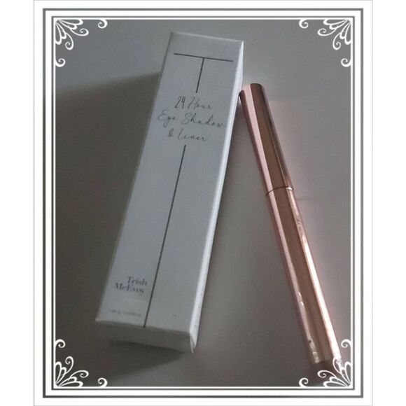 NIB~TRISH MCEVOY 24 Hour Eye Shadow & Liner in Rose Quartz - Picture 1 of 3